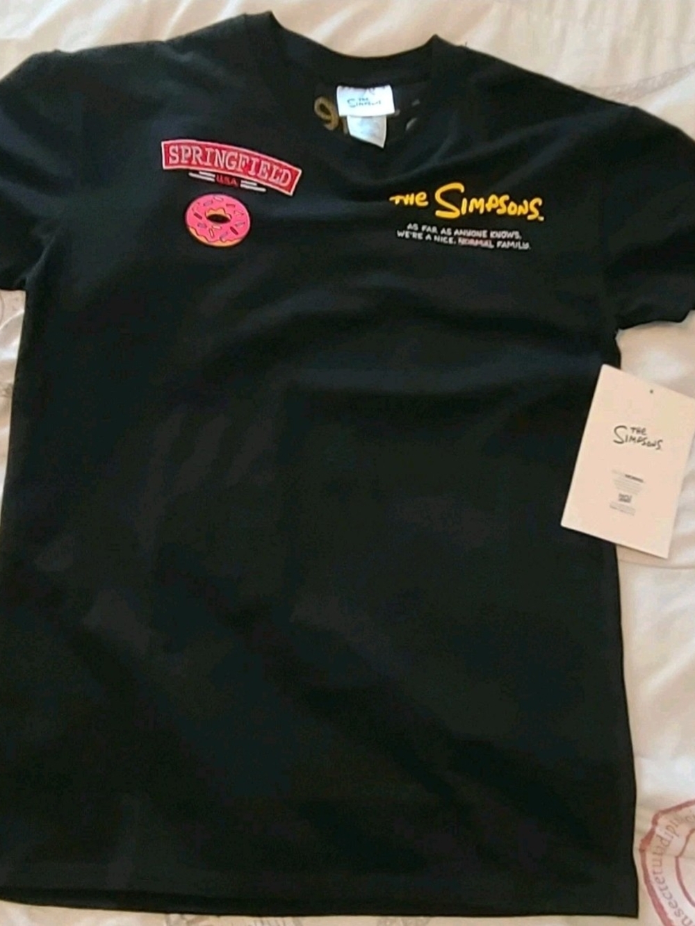 The Simpsons Limited Edition Isaac Morris Springfield Family T-Shirt Size Small